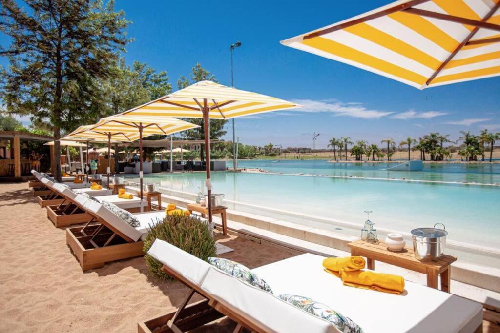 Villa Marrakech Piscine Privee Vue Sur Golf&Atlas Marrakesh Eksteriør bilde